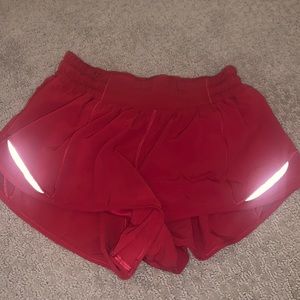 Red Lululemon Hotty Hot Sz 2